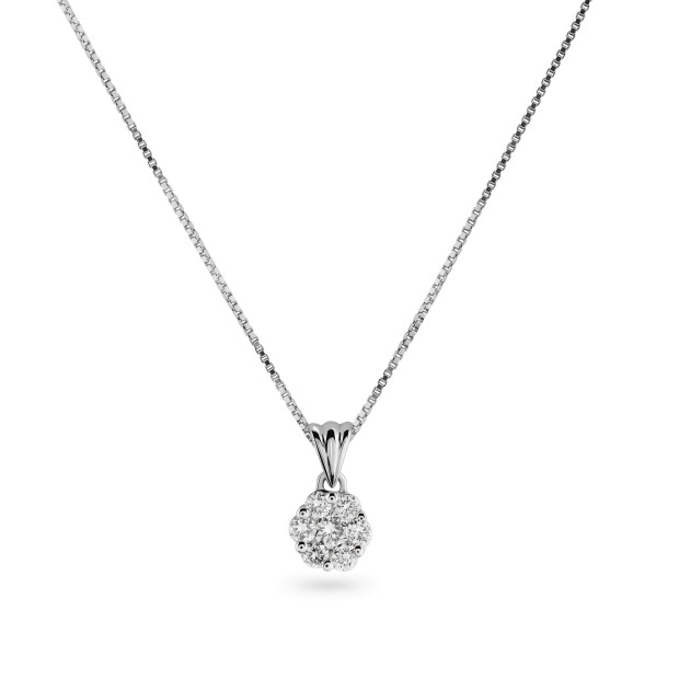 Orphelia Edina White-gold 18k Pendant HD-4209