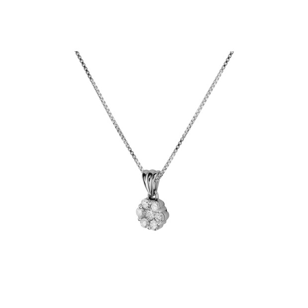 Orphelia Edina White-gold 18k Pendant HD-4210
