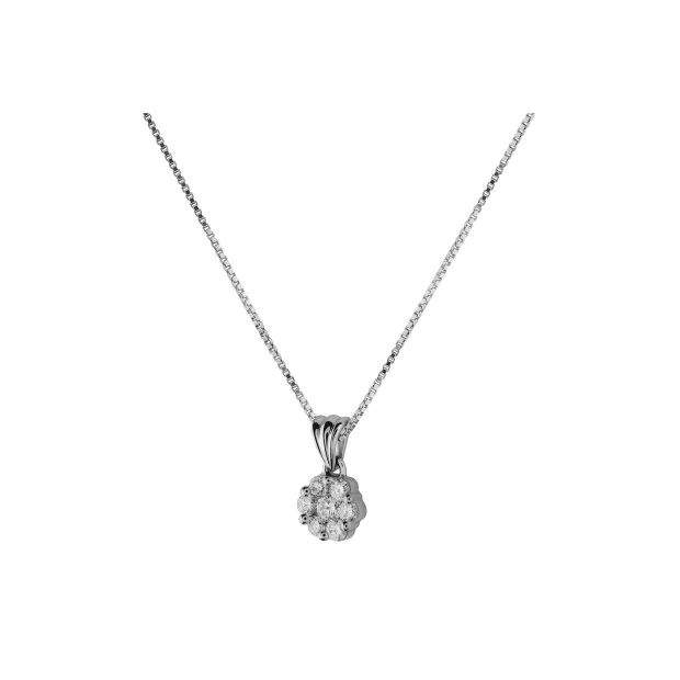 Orphelia Edina White-gold 18k Pendant HD-4211