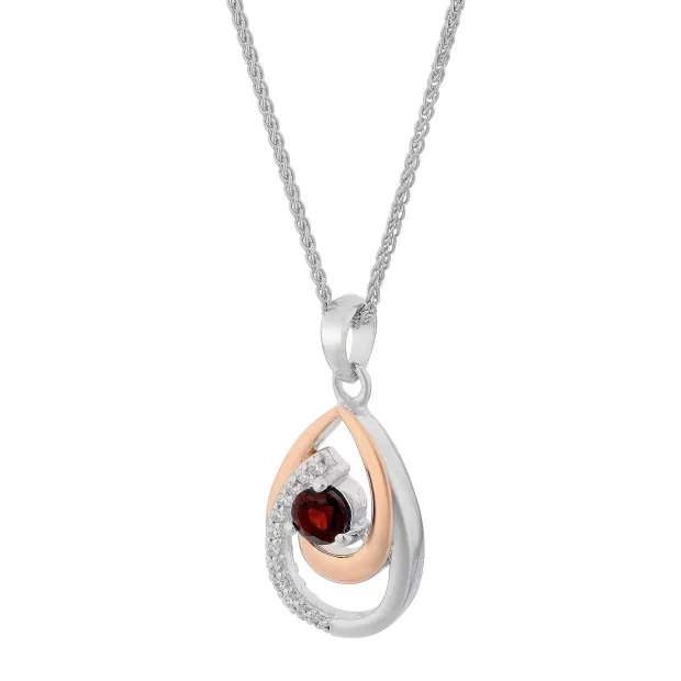 orphelia Eevi Silver Chain With Pendant ZH-7375/1