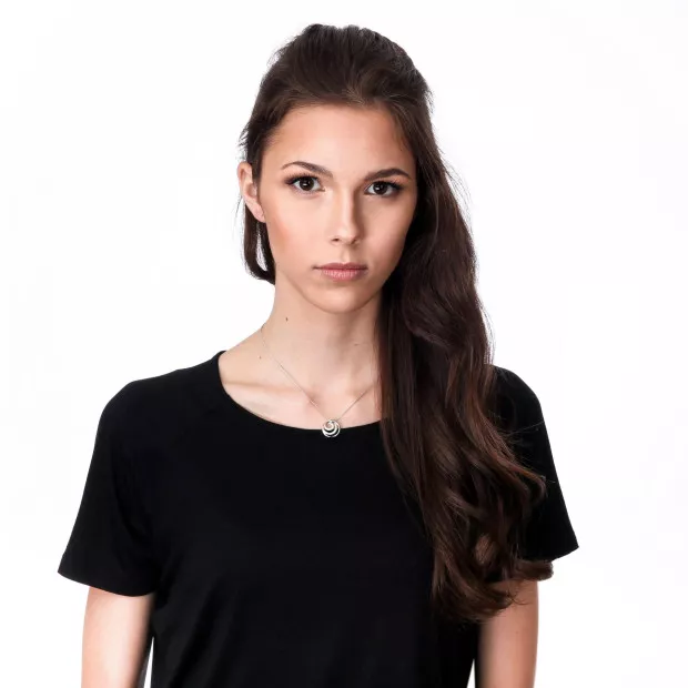 Orphelia Elaine Silver Chain With Pendant ZH-7084