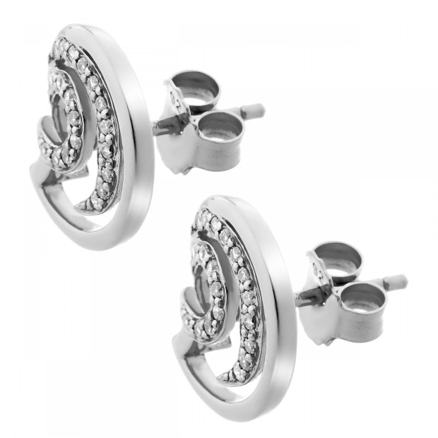 Orphelia Elaine Silver Stud Earrings ZO-7084