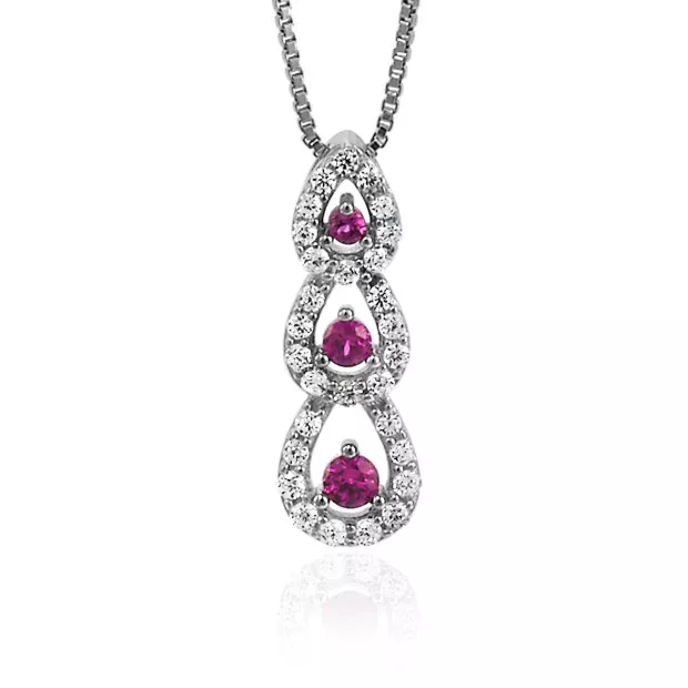 orphelia Eliah Silver Chain With Pendant ZH-7045