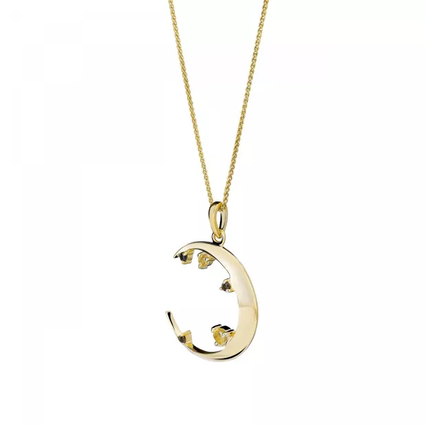 Orphelia Eline Silver Chain With Pendant ZH-7497/G