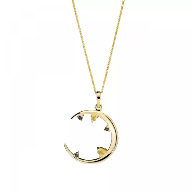 orphelia Eline Silver Chain With Pendant ZH-7497/G
