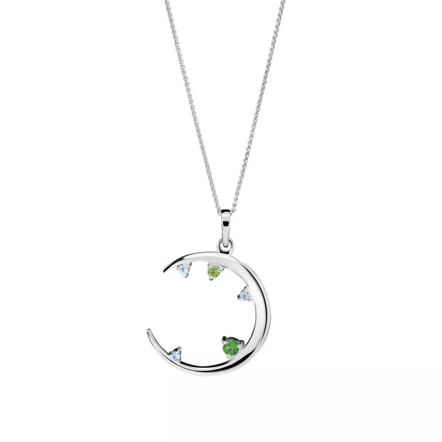 orphelia Eline Silver Chain With Pendant ZH-7497