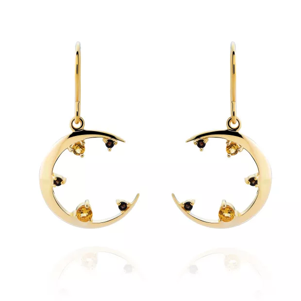orphelia Eline Silver Drop Earrings ZO-7497/G