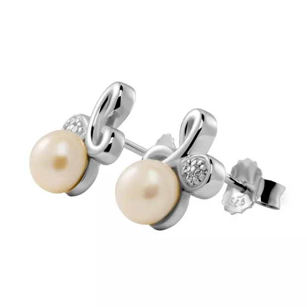 Orphelia Elisabeth Silver Stud Earrings ZO-7511