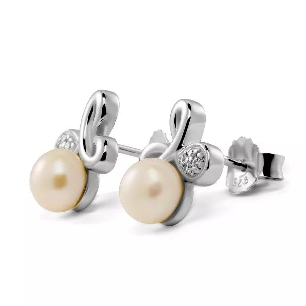 orphelia Elisabeth Silver Stud Earrings ZO-7511