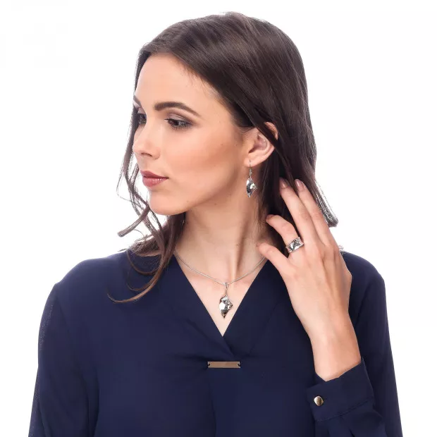Orphelia Ella Silver Chain With Pendant ZH-7369