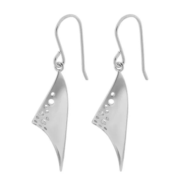 Orphelia Ella Silver Drop Earrings ZO-7369