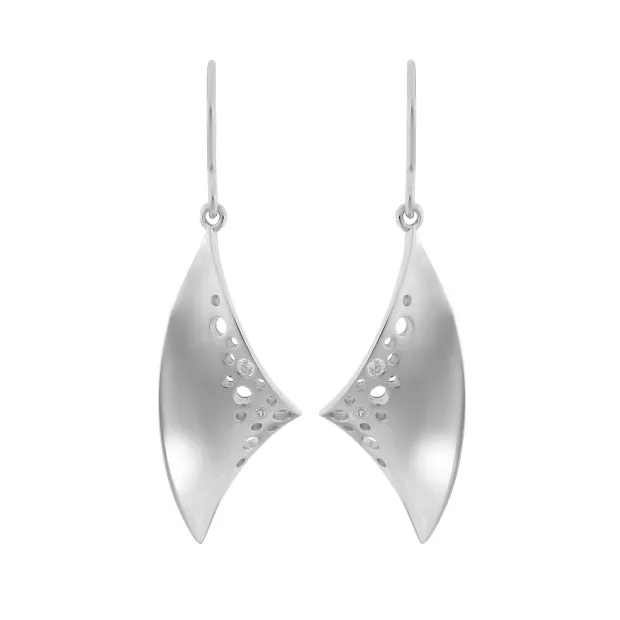 orphelia Ella Silver Drop Earrings ZO-7369