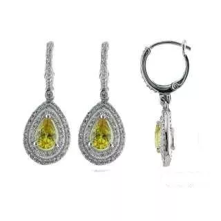 Orphelia Ellen Silver Drop Earrings ZO-7048