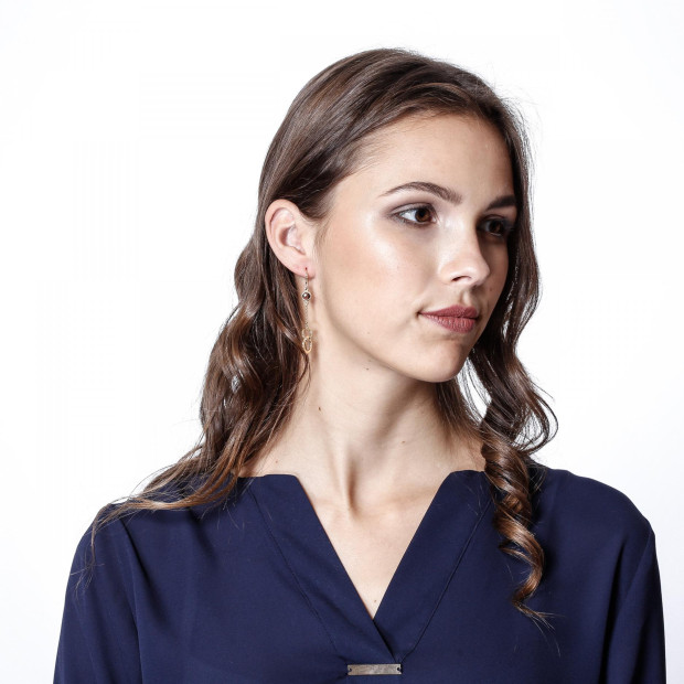 Orphelia Eloise Silver Drop Earrings ZO-7409/G