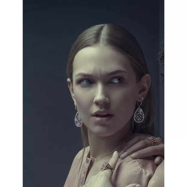 Orphelia Elora Silver Drop Earrings ZO-7429