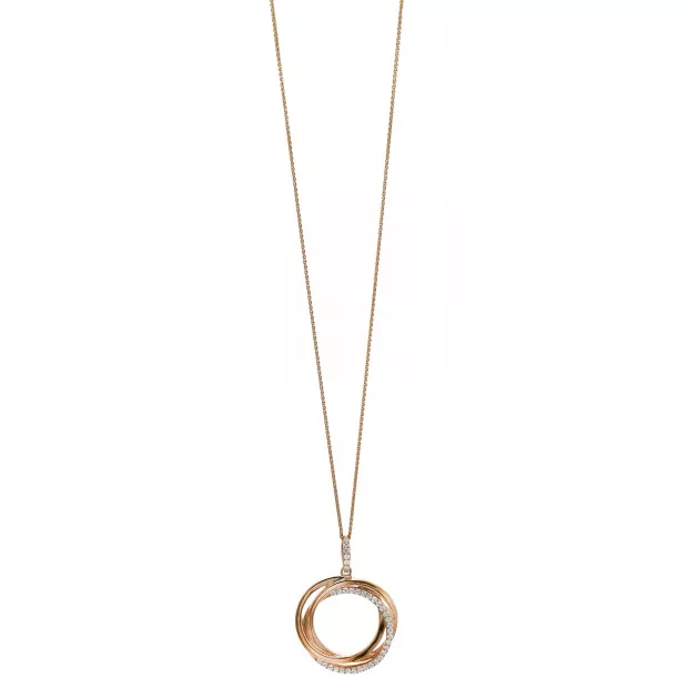 Orphelia Elsa Silver Chain With Pendant ZH-7024