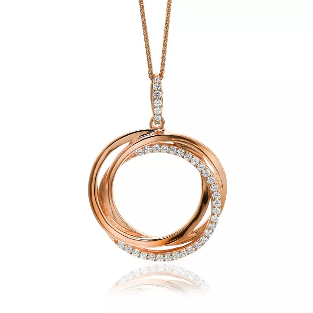 orphelia Elsa Silver Chain With Pendant ZH-7024