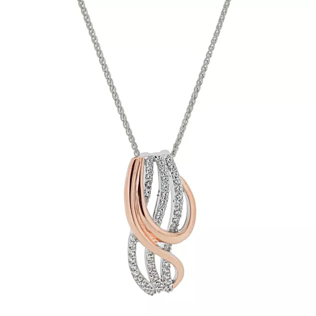 Orphelia Elsia Silver Chain With Pendant ZH-7027