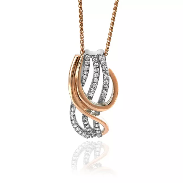 orphelia Elsia Silver Chain With Pendant ZH-7027