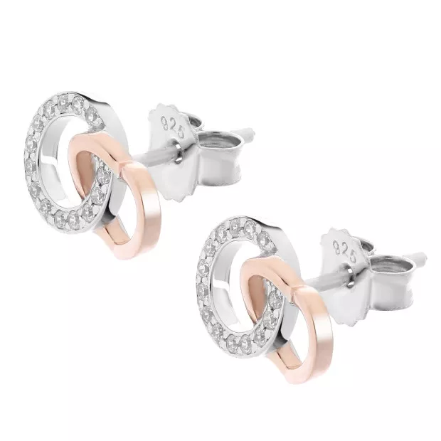 Orphelia Ely Silver Stud Earrings ZO-7286