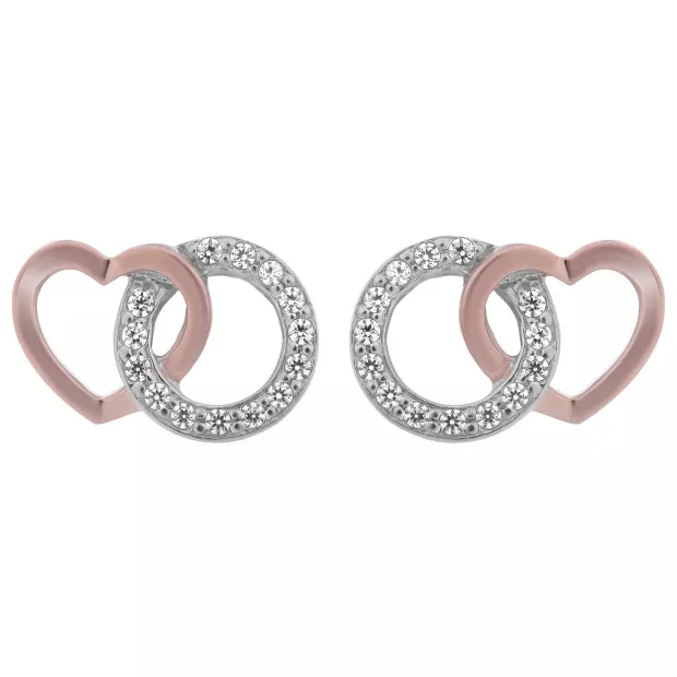 orphelia Ely Silver Stud Earrings ZO-7286