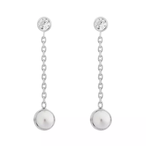orphelia Emilia Silver Drop Earrings ZO-7380