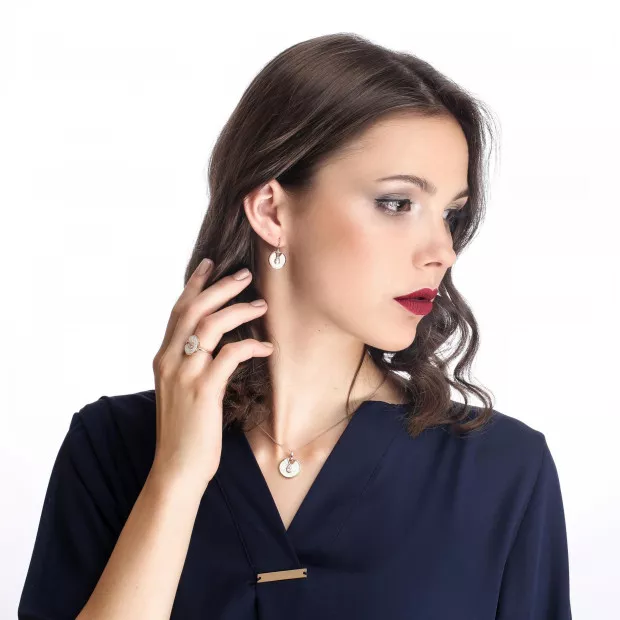 Orphelia Emmila Silver Chain With Pendant ZH-7287