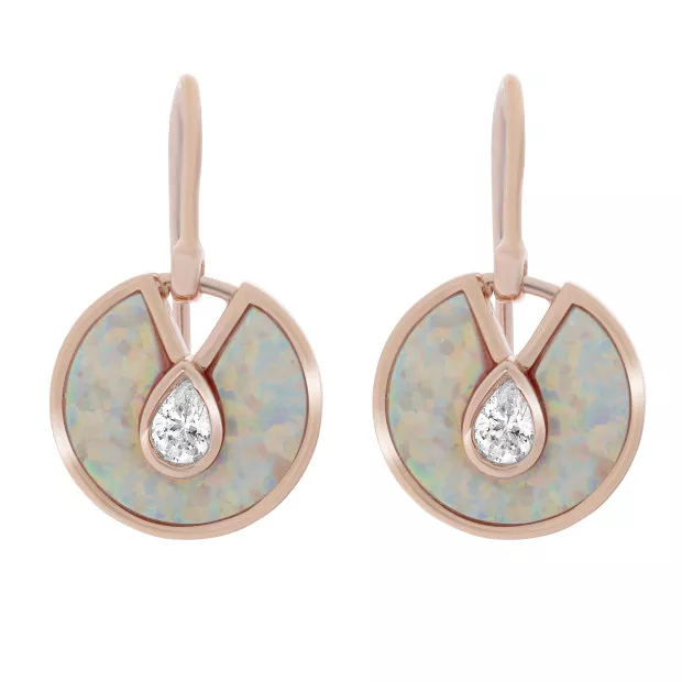 orphelia Emmila Silver Drop Earrings ZO-7287