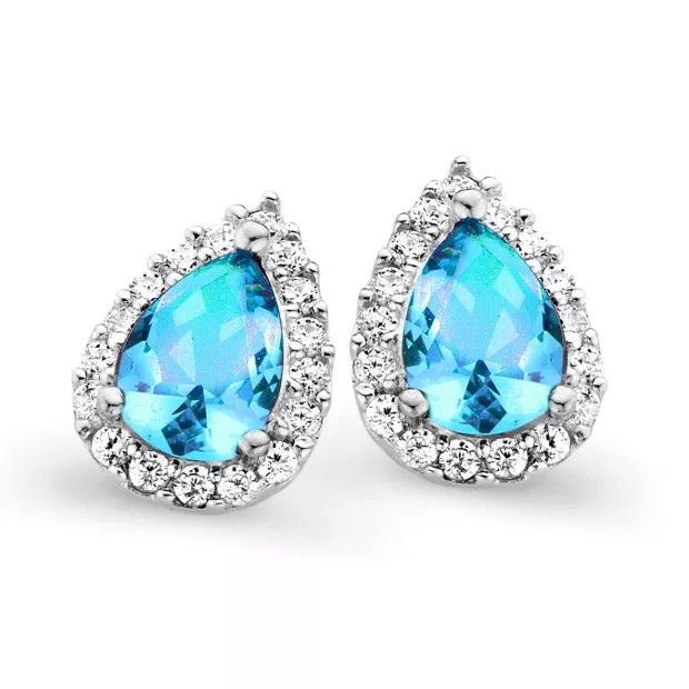 orphelia Enora Silver Stud Earrings ZO-7226/BT/1