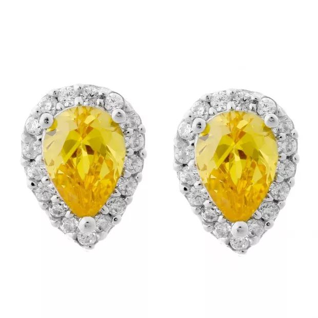 Orphelia Enora Silver Stud Earrings ZO-7226/CIT