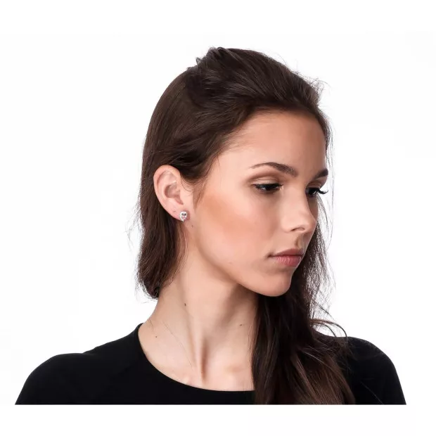 Orphelia Enora Silver Stud Earrings ZO-7226/PI