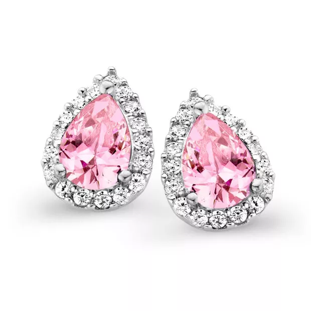 orphelia Enora Silver Stud Earrings ZO-7226/PI