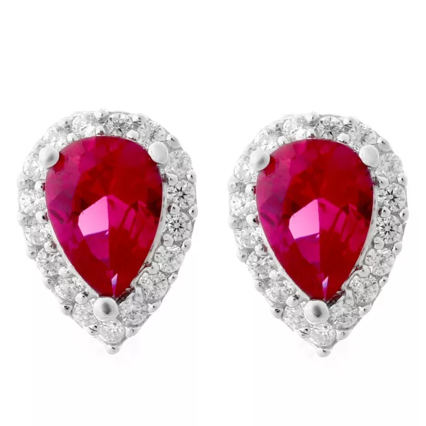 Orphelia Enora Silver Stud Earrings ZO-7226/RU