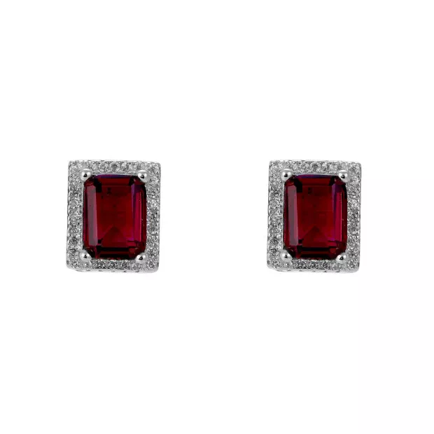 orphelia Enora Silver Stud Earrings ZO-7425/RU