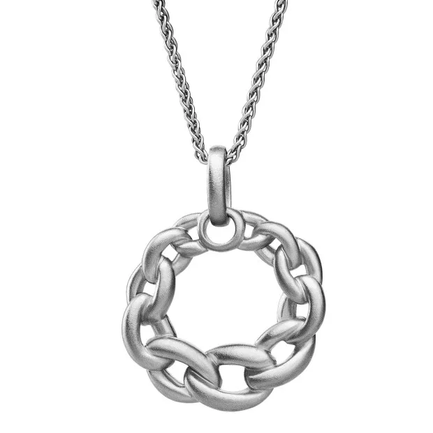 orphelia Estelle Silver Chain With Pendant ZH-7516