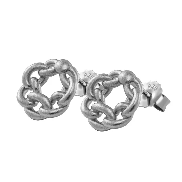 Orphelia Estelle Silver Stud Earrings ZO-7516