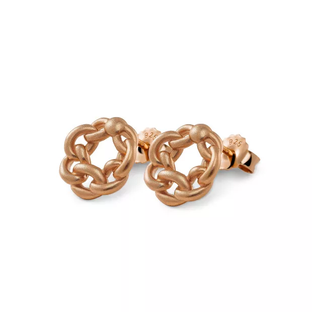 orphelia Estelle Silver Stud Earrings ZO-7516/RG