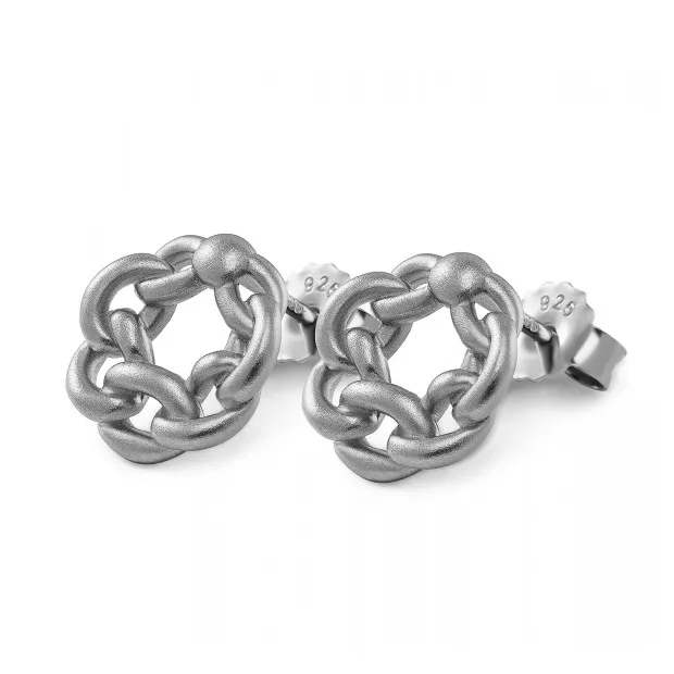 orphelia Estelle Silver Stud Earrings ZO-7516