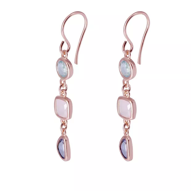 Orphelia Euphemia Silver Drop Earrings ZO-7411