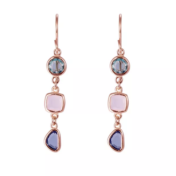 orphelia Euphemia Silver Drop Earrings ZO-7411