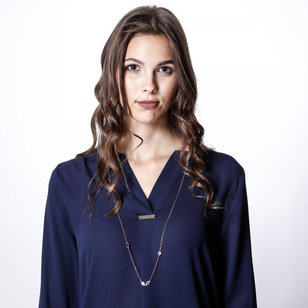 Orphelia Euphemia Silver Necklace ZK-7411