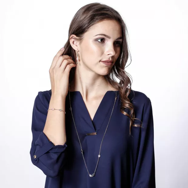 Orphelia Euphemia Silver Necklace ZK-7411