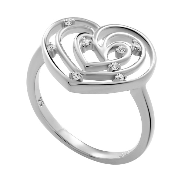 Orphelia Euphoria Silver Ring ZR-7522