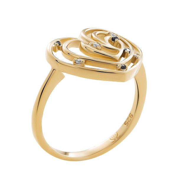 Orphelia Euphoria Silver Ring ZR-7522/G