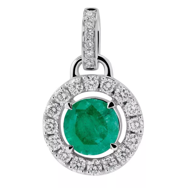 Orphelia Evina White-gold 18k Pendant HD-4213/EM