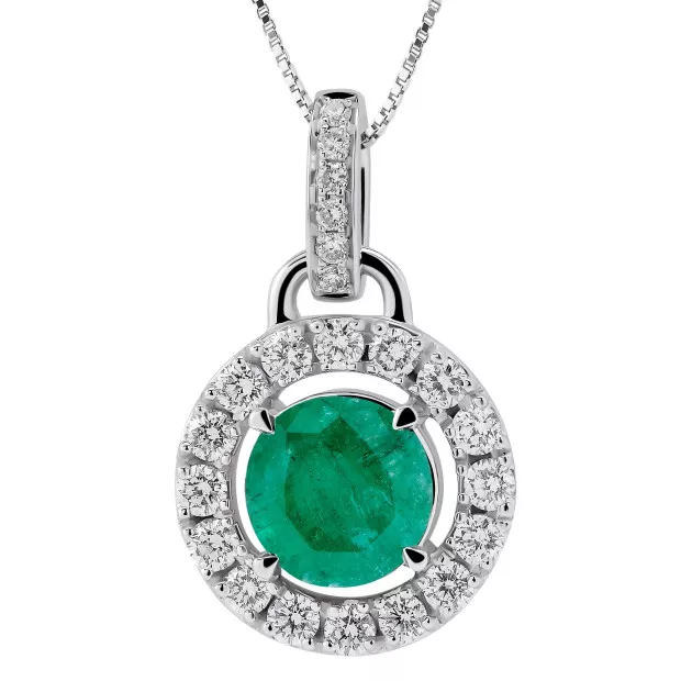 orphelia Evina White-gold 18k Pendant HD-4213/EM