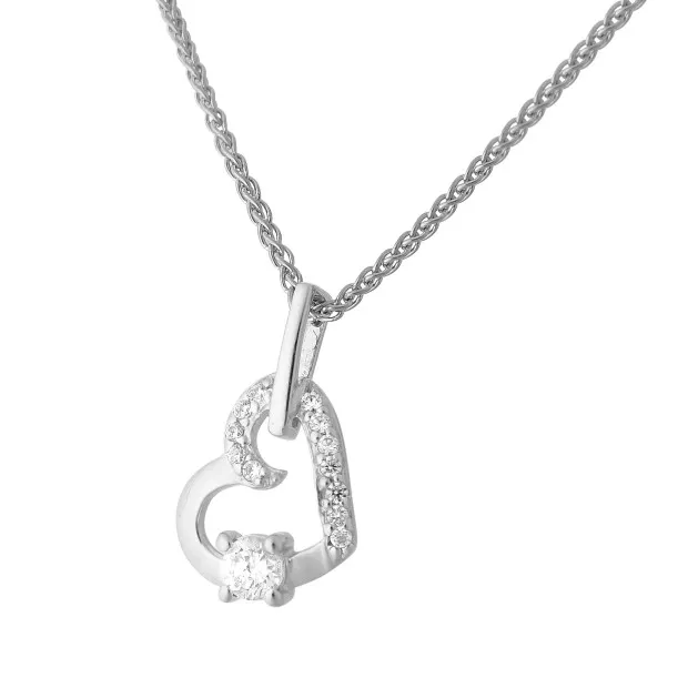 orphelia Fantasy Silver Chain With Pendant ZH-7080