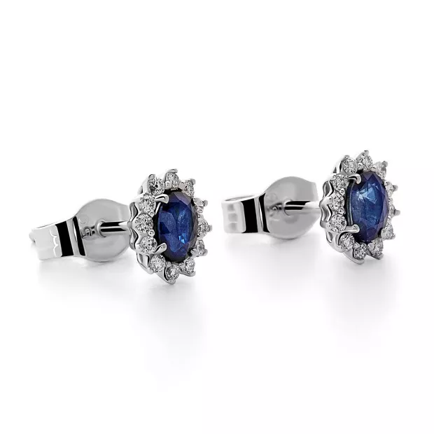 Orphelia Fara White-gold 18k Stud Earrings OD-5342