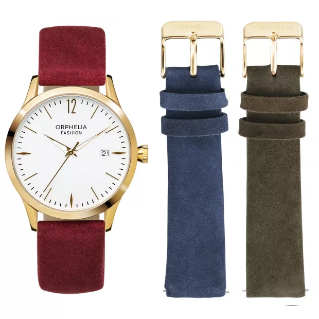 orphelia Orphelia Fashion® Analogue 'Suede' Women's Watch OF714888