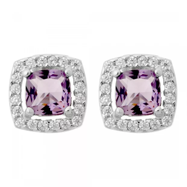 Orphelia Faustine Silver Stud Earrings ZO-7199/LA